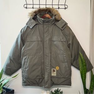 MAKAVELI BRANDED *vintage* Hooded Parka, Green, L